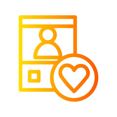 heart gradient icon