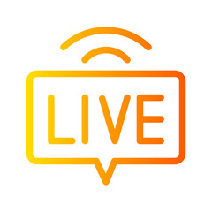 live gradient icon