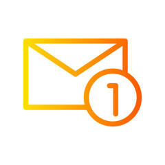message gradient icon