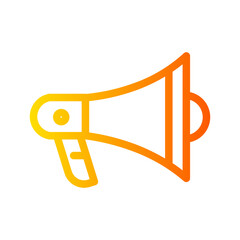 megaphone gradient icon
