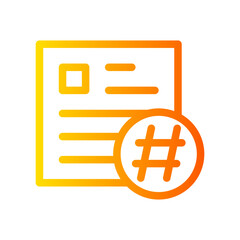 post gradient icon
