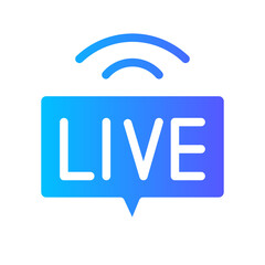 live gradient icon