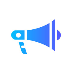 megaphone gradient icon