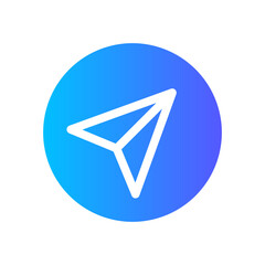 send gradient icon