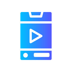 video gradient icon