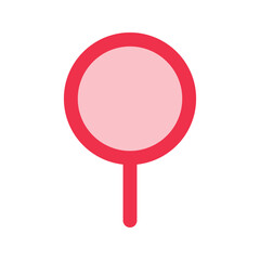 location pin outline fill icon