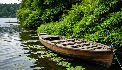 Le bateau au repos
