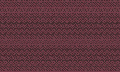 Traditional African Seamless Pattern with Pixelated Tribal Stripes and Geometric Shapes