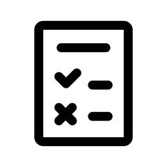 test line icon