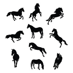 Horse silhouette