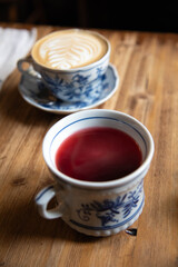 cup of tea with coffee