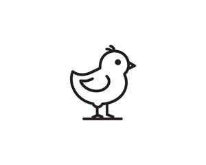 Chick icon vector design illustration.