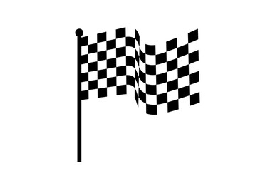 Race Flag Design Vector Illustration