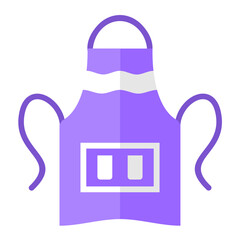 Obraz premium Apron Vector Design Icon Style