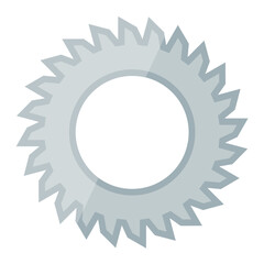 Circular Saw Vector Design Icon Style