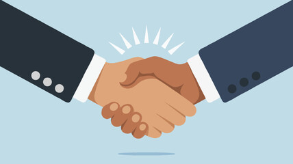 handshake vector illustration