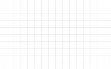 Square grid graph black line on transparent background. Black large square cell grid.  