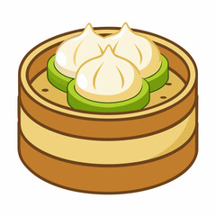 vector illustration of an apple pie