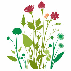 vector illustration of a flower