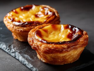 Portuguese pastel de nata professional corporate style presentation