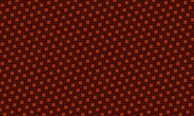 Seamless African Pixel Pattern with Hexagonal and Diamond Tribal Motifs