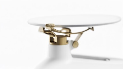 Close-up of a modern scale