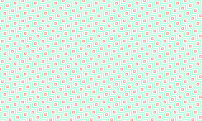 Seamless African Pixel Pattern with Hexagonal and Diamond Tribal Motifs