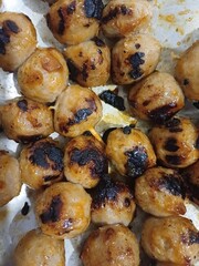 homemade grilled meatballs