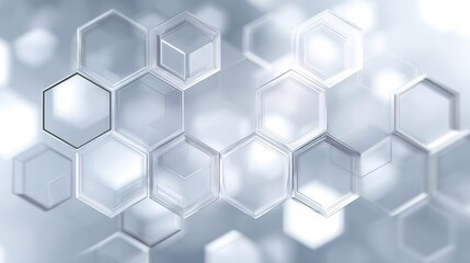 Naklejka premium abstract background with hexagons