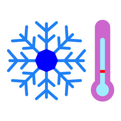 Cold Vector Design Icon Style