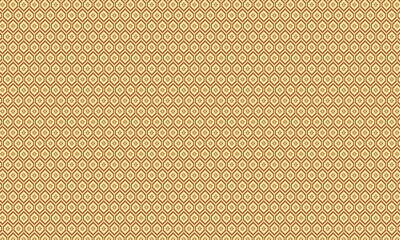 Seamless African Pixel Pattern with Hexagonal and Diamond Tribal Motifs