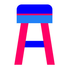 Stool Vector Design Icon Style