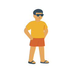 Obraz premium summer icon illustration 8