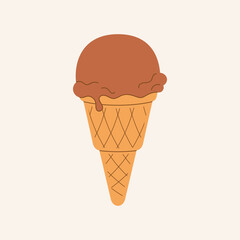 colorful Ice cream and dessert icon collection. Showcasing various frozen desserts including ice cream symbol.