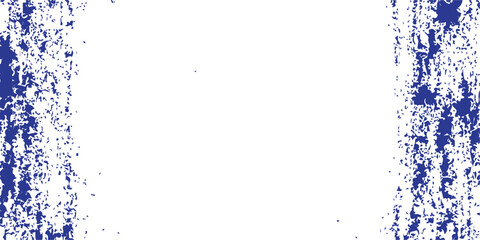 Blue water splash frame with isolated clear liquid drops and dynamic wave texture