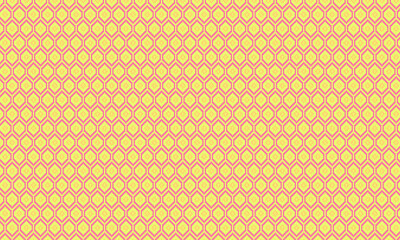 Seamless African Pixel Pattern with Hexagonal and Diamond Tribal Motifs