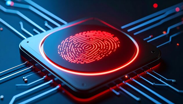 Fingerprint sensor on circuit board