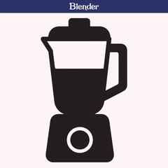  Silhouette of Blender Kitchen Appliance