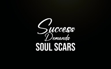 A minimalist and elegant typography design featuring the motivational quote 