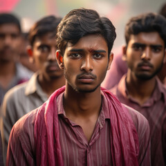 south indian youth in sad mood all age group people