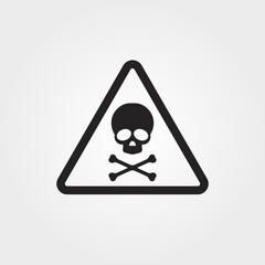 Illustration vector of hazard warning symbol