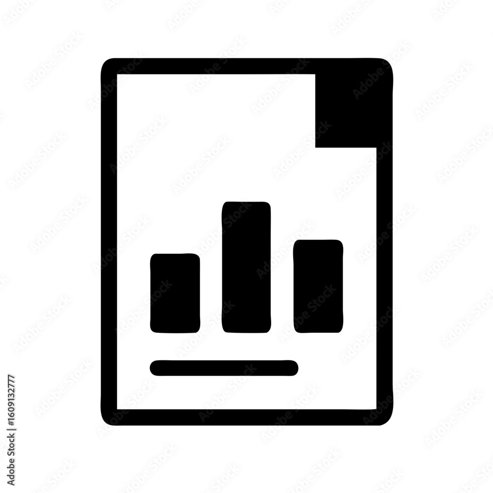 Poster business report data analysis chart graph document file statistics information presentation diagram 