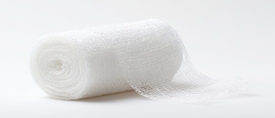The medical gauze roll for wound care and protective dressing applications.