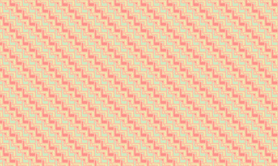 Bold African Seamless Pattern with Hand-Drawn Zigzag Tribal Motifs