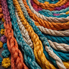 close up of a rope