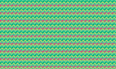 Bold African Seamless Pattern with Hand-Drawn Zigzag Tribal Motifs