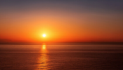 Fototapeta premium Sunset-inspired smooth gradient with warm tones.