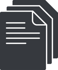 Stack of documents icon
