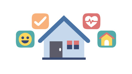 Home health checkup and safety tips for healthy living and happy home environment and wellbeing guide