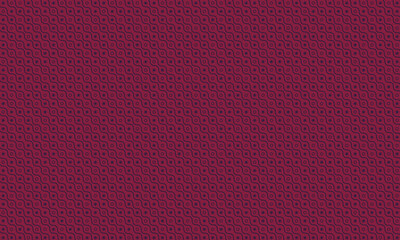 Decorative Seamless Wave Pattern with Geometric Circle and Star Elements